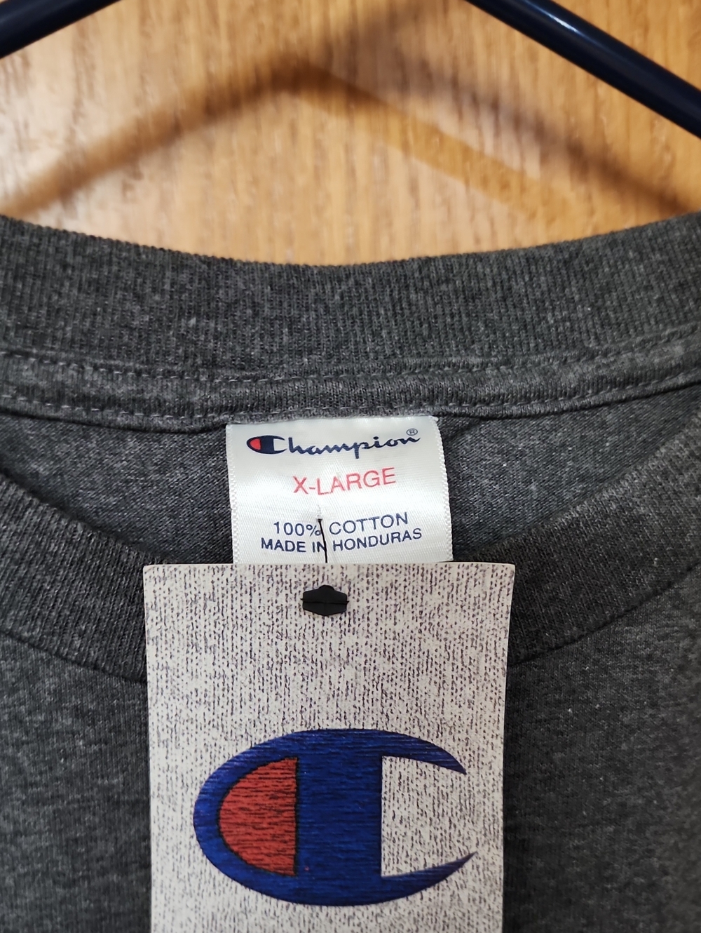 Champion UNI Dad Short Sleeve T-Shirt with Purple & White Logo Xl number 1182 - Picture 4 of 7